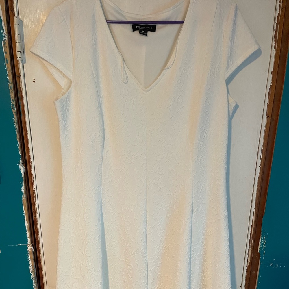 White Skater Dress